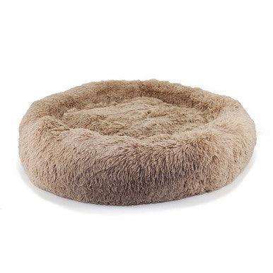 Ancol Super Plush Donut Bed 100cm Oatmeal - North East Pet Shop ANCOL
