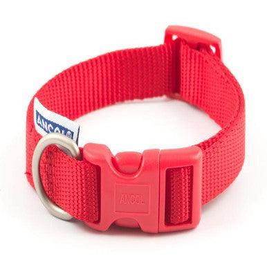 Ancol Viva Adjustable Collar Red 45-70cm Size 5-9 - North East Pet Shop ANCOL