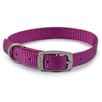 Ancol Viva Buckle Col Purple 20-26cm - North East Pet Shop Ancol