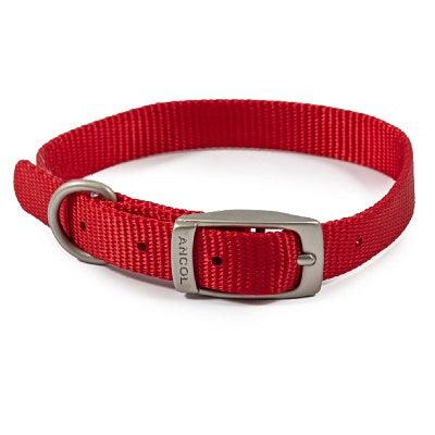 Ancol Viva Buckle Col Red 20-26cm - North East Pet Shop Ancol