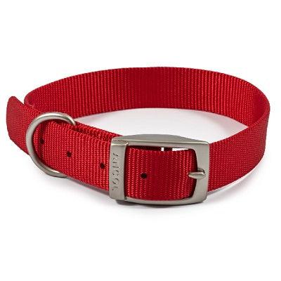 Ancol Viva Buckle Col Red 28-36cm - North East Pet Shop Ancol