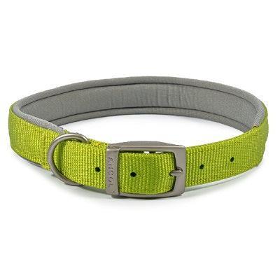 Ancol Viva Padded Buckle Collar Lime 45-54cm - North East Pet Shop Ancol