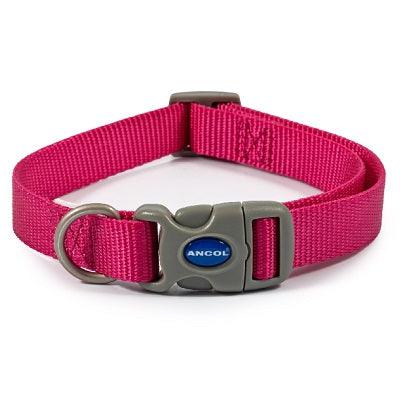 Ancol Viva Quick Fit Col Pink 20-30cm - North East Pet Shop Ancol