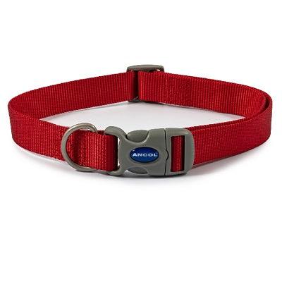 Ancol Viva Quick Fit Collar Red 45-70cm - North East Pet Shop Ancol