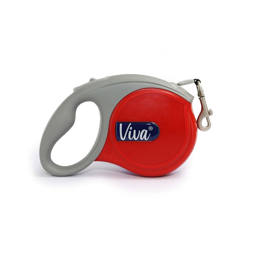 Ancol Viva Retractable Lead Sml Red - North East Pet Shop Ancol