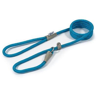 Ancol Viva Rope Refl Slp Lead Blu80mm - North East Pet Shop Ancol