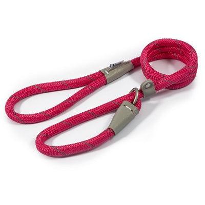 Ancol Viva Rope Refl Slp Lead Pnk12mm - North East Pet Shop Ancol