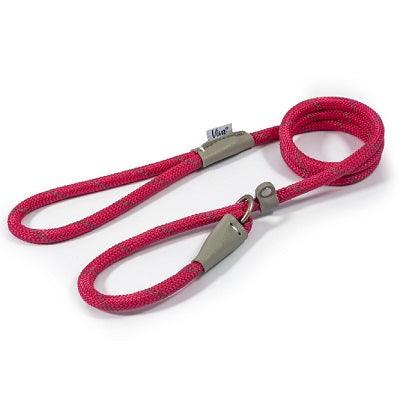 Ancol Viva Rope Refl Slp Lead Pnk1cm - North East Pet Shop Ancol