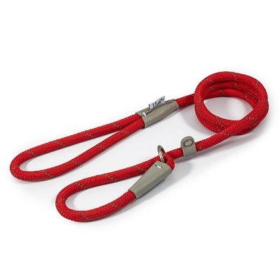 Ancol Viva Rope Refl Slp Lead Red1cm - North East Pet Shop Ancol