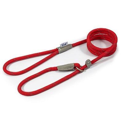 Ancol Viva Rope Refl Slp Lead Red80mm - North East Pet Shop Ancol