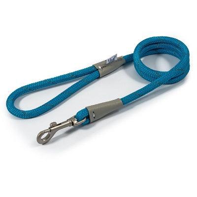 Ancol Viva Rope Refl Snp Lead Blu1cm - North East Pet Shop Ancol