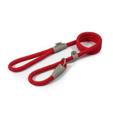 Ancol Viva Rope Slip Reflective Red 1.5mx12mm - North East Pet Shop ANCOL