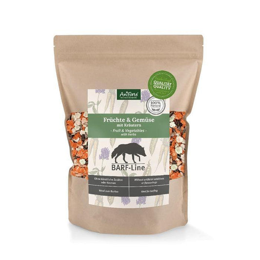 AniForte® Fruit & Vegetable Flakes with Herbs - 1kgs - North East Pet Shop Aniforte