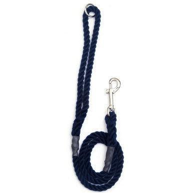 Animate Trigger Hook Rope Gun Dog Lead Lead Navy 12mmx1.2m - North East Pet Shop Animate