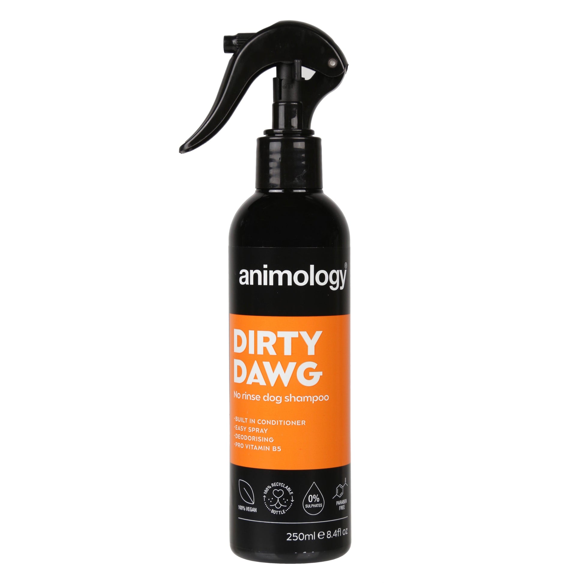 Animology Dirty Dawg No Rinse Sp 6x250ml - North East Pet Shop Animology