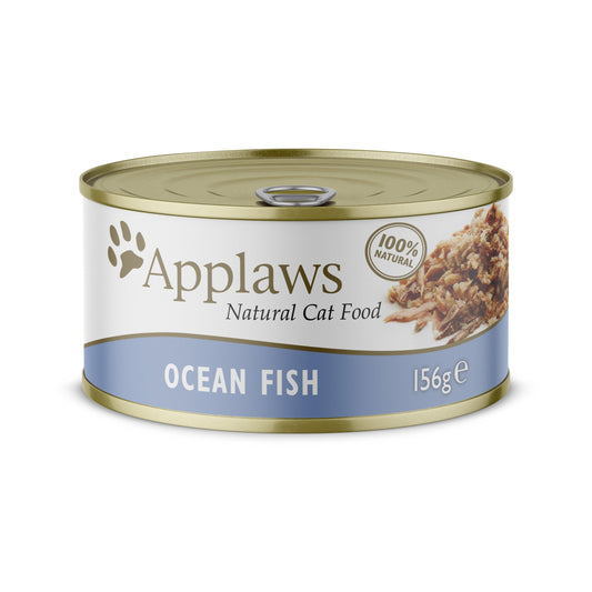 Applaws Cat Ocean Fish Tins 24x156g - North East Pet Shop Applaws