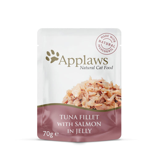 Applaws Cat Pch Tuna Salmon Jel 16x70g - North East Pet Shop Applaws