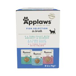 Applaws Cat Pouch Fish 12 pack, 70g - North East Pet Shop Applaws