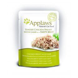 Applaws Cat Pouch Jelly Chicken & Lamb, 70g - North East Pet Shop Applaws