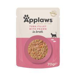 Applaws Cat Pouch Tuna with Pacific Prawn 12pk, 70g - North East Pet Shop Applaws