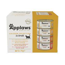 Applaws Cat Tin Chicken 12 pack, 70g - North East Pet Shop Applaws