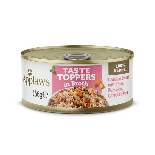 Applaws Dog Topper Chicken Ham Tin 12x156g - North East Pet Shop Applaws