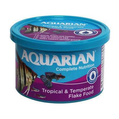 Aquarian Tropical Fish Flakes 50g Large - North East Pet Shop Aquarian