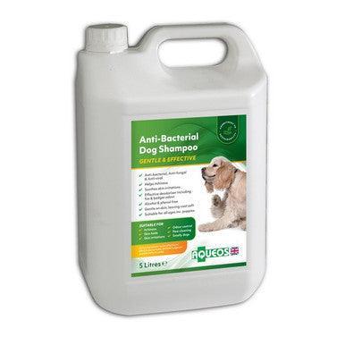 Aqueos Anti Bacterial Dog Shampoo 5L - North East Pet Shop Aqueos