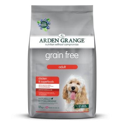 Arden Grange Adult Dog Grain Free Chicken & Superfoods, 12kg - North East Pet Shop Arden Grange
