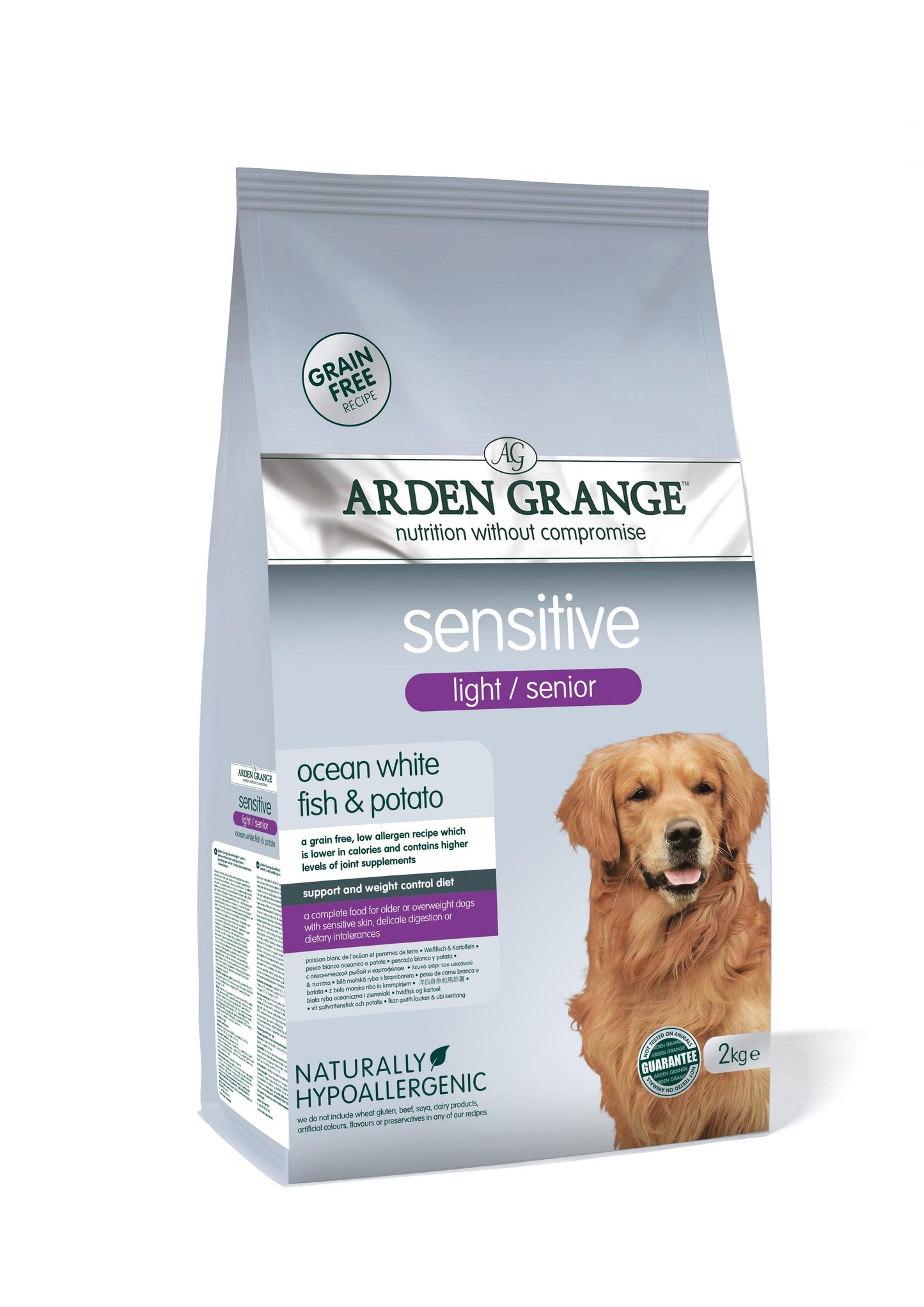 Arden Grange Dog Sens Senior/Light 12kg - North East Pet Shop Arden Grange