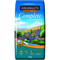 Arkwrights Sensitive Complete Extra Chicken, 15kg - North East Pet Shop Arkwrights