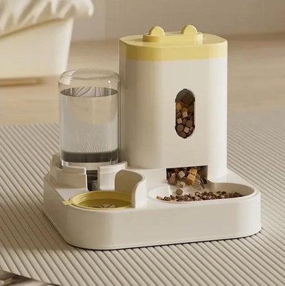 Automatic Feeder Cat Dog Food Bowl With Water Fountain Pet Large - North East Pet Shop Dog Shack UK