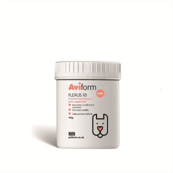 Aviform Flexus 10 Premium Hip & Joint Supplement 102g - North East Pet Shop Aviform