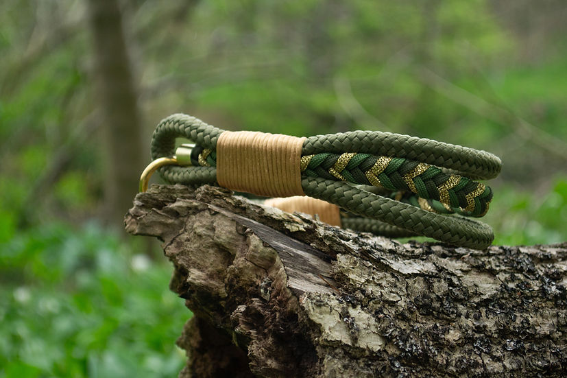 Juniper Forest - Handmade Luxe Dog Collar