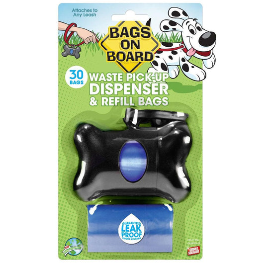 Bags On Board Bone Dispenser Black x30 - North East Pet Shop Bags On Board