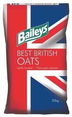 Baileys Bruised Best British Oats 20kg - North East Pet Shop Baileys