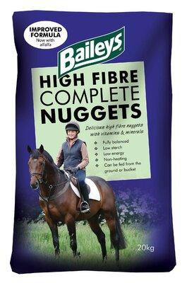 Baileys High Fibre Complete Nuggets 20kg - North East Pet Shop Baileys