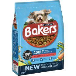 Bakers Adult Beef & Vegetables, 3kg - North East Pet Shop Bakers