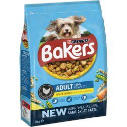 Bakers Adult Chicken & Vegetables, 3kg - North East Pet Shop Bakers