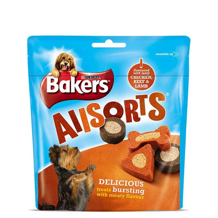 Bakers Allsorts 6x98g - North East Pet Shop Bakers