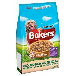 Bakers Complete Senior Bites 7 Plus Chicken, 12.5kg - North East Pet Shop Bakers