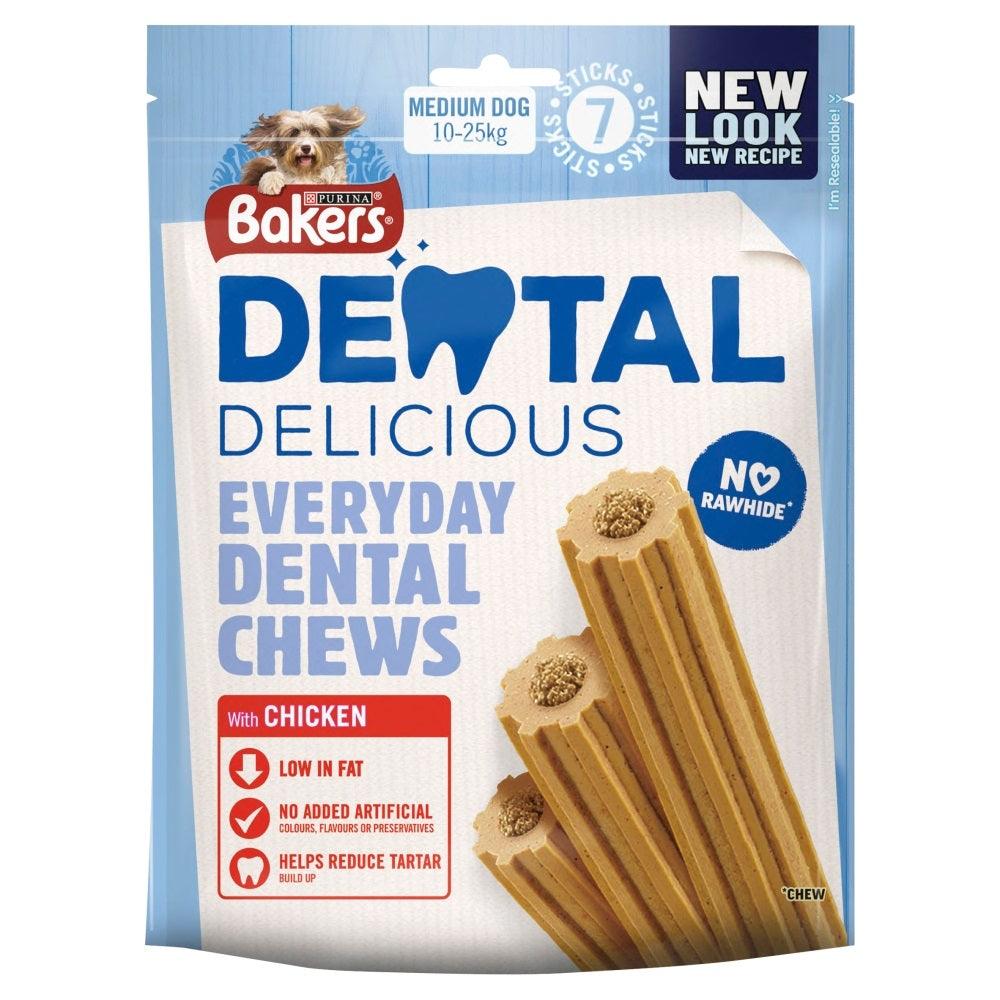 Bakers Dental Del Chicken Medium 6x200g - North East Pet Shop Bakers