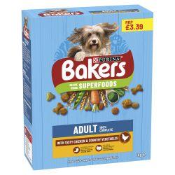 Bakers Dry Dog Food, 1kg Adult, Senior & Puppy - North East Pet Shop Bakers