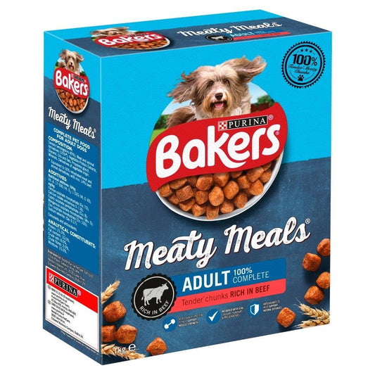 Bakers Meaty Meals Beef 5x1kg - North East Pet Shop Bakers