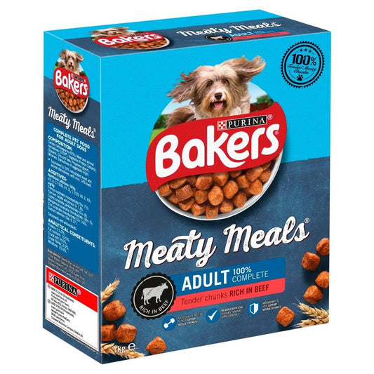 Bakers Meaty Meals Beef 5x1kg - North East Pet Shop Bakers