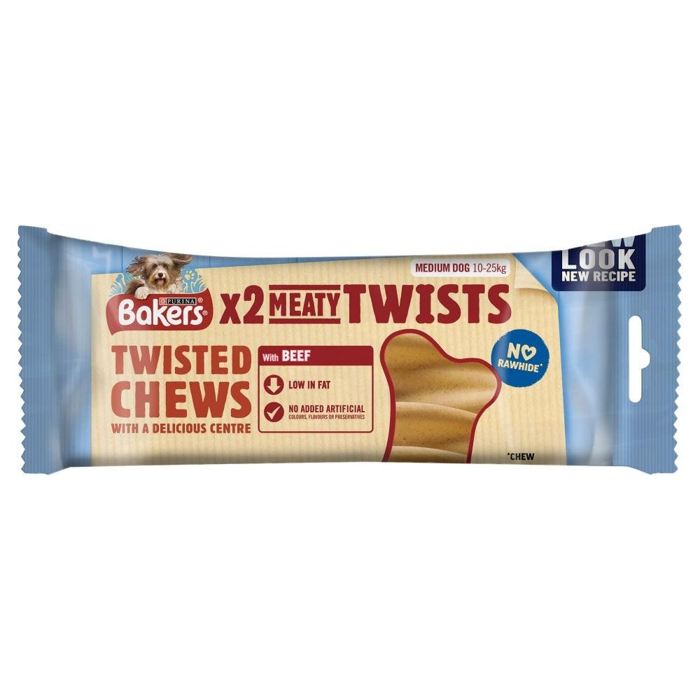 Bakers Meaty Twist Chews 10x180g - North East Pet Shop Bakers