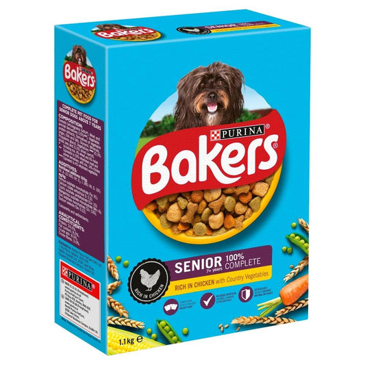 Bakers Senior Chicken & Veg 5x1.1kg - North East Pet Shop Bakers