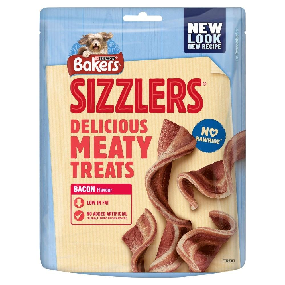 Bakers Sizzlers Bacon 6x90g - North East Pet Shop Bakers