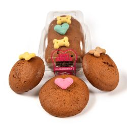 Barking Bakery Doggie Dog Cookie - 3 Pack - North East Pet Shop Barking Bakery