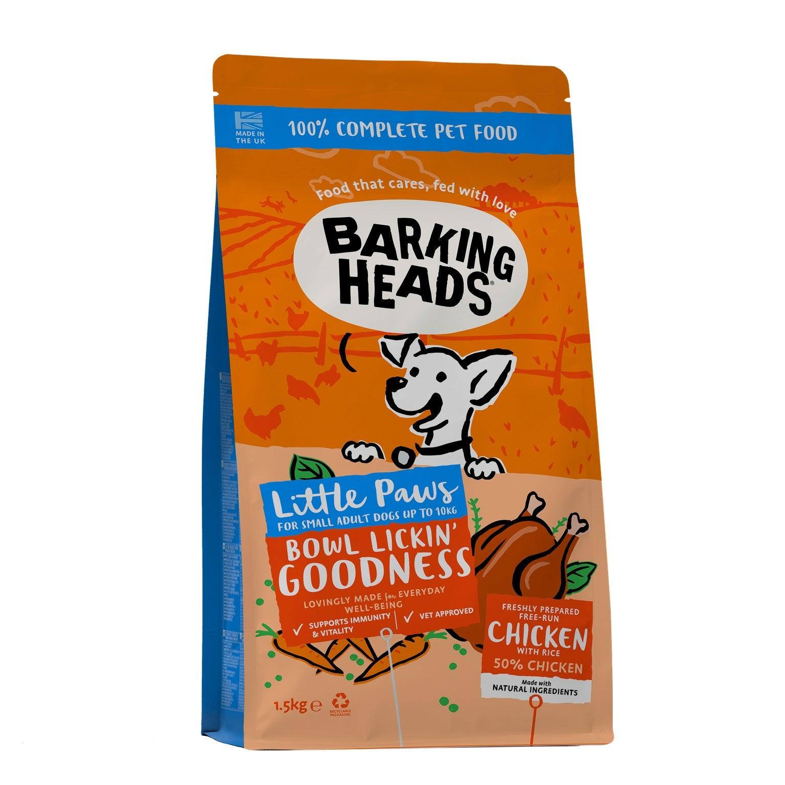 Barking Head Little Paws Chick 4x1.5kg - North East Pet Shop Barking Heads